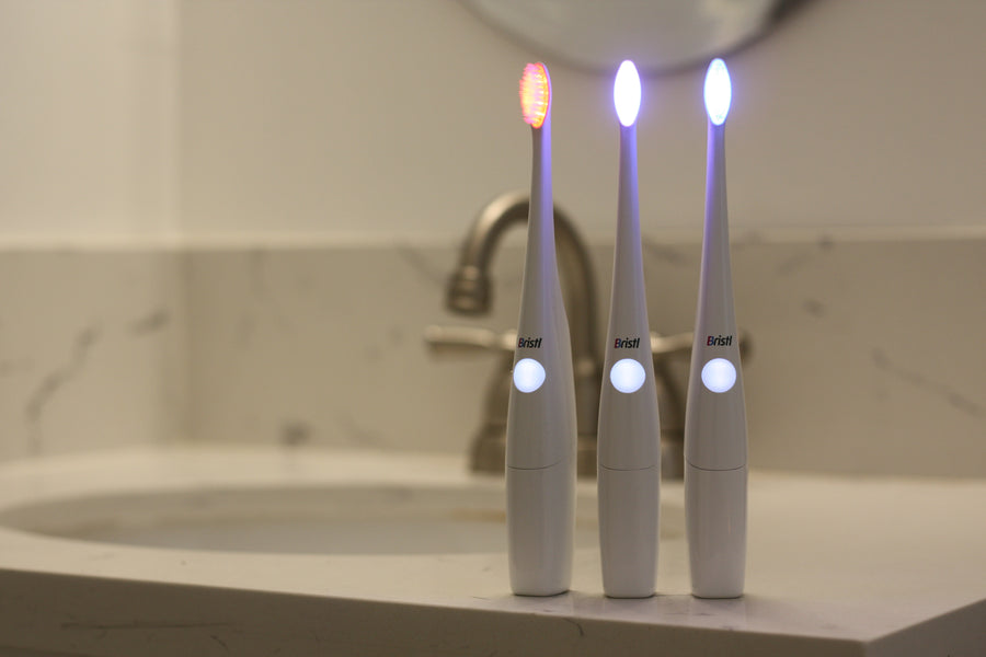 sæt ind paperback Credential Bristl, the 1st Red and Blue Dual Light Therapy Sonic Toothbrush | Bristl :  Light Therapy Sonic Electric Toothbrush