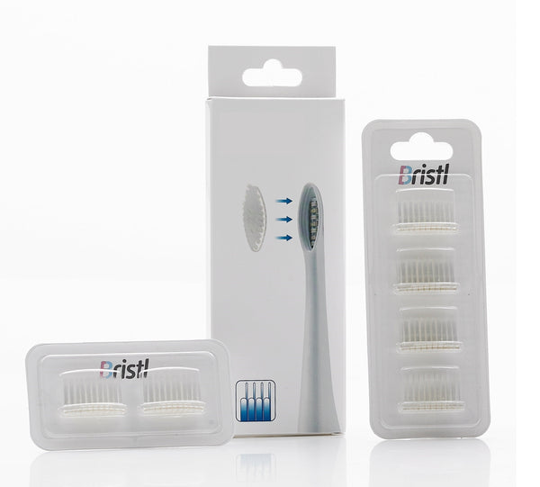 Replacement Soft Brush Heads (8 brushes) for Bristl 21